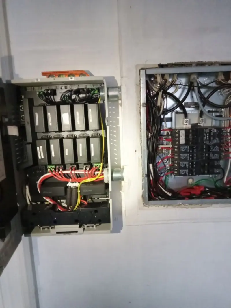 Electrical panel upgrade completed for Security Camera Wiring in Melbourne